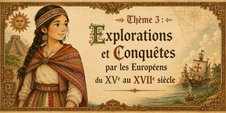 Thème 3 : Explorations et conquêtes par les Européens – CM1