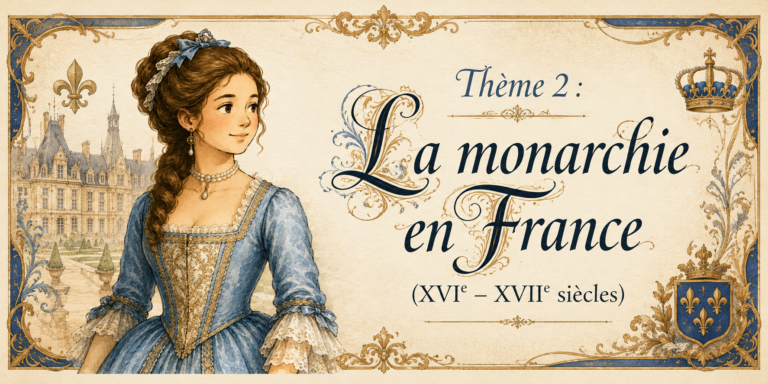 Thème 2 : La monarchie en France – CM1